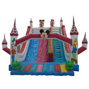 giant Disney Mickey inflatable slide